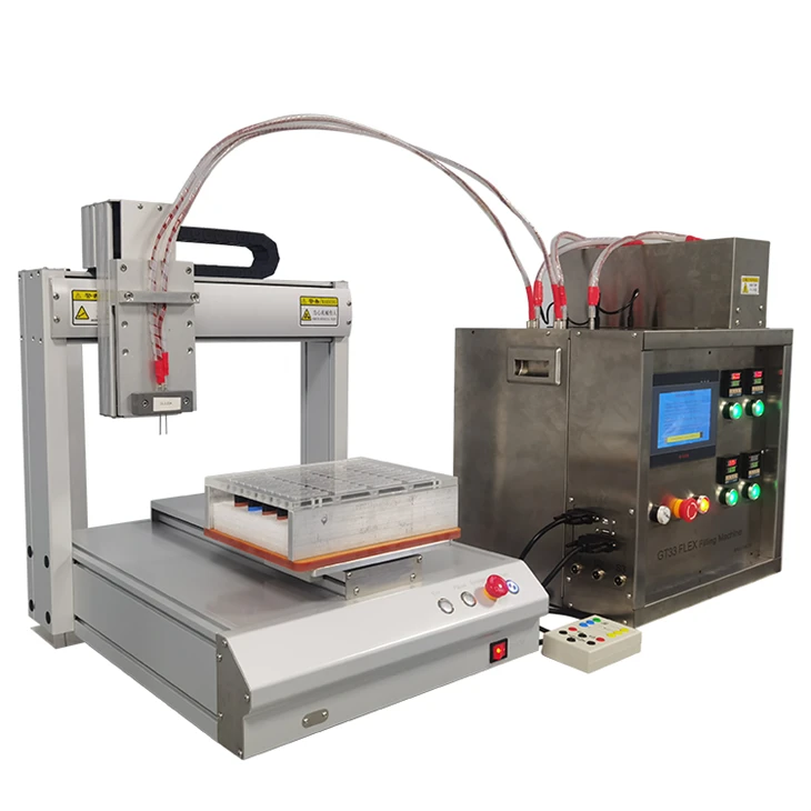 GT33 Automatic 1ml 2ml 5ml CBD THC HHC Oil Filling Machine From Green Time