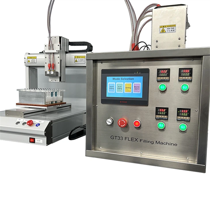 GT33 Automatic Multi-Flavors CBD/THC/HHC Thick Oil Filling Machine With Pre-heating Function