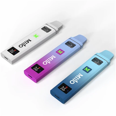 الصين 2 جرام CBD Vape Pen القابل للتصرف مع التسخين المسبق والشاشة الذكية لـ CBD / THC / HHC / HEMP / DELTA 8 Cannabis Vape Hardware الصانع