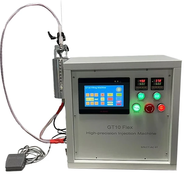 Updated GT10+ Flex Semi-Automated Vape Capsules Cartridge Distillate Cannabis Oil Filling Machine With 1200ML